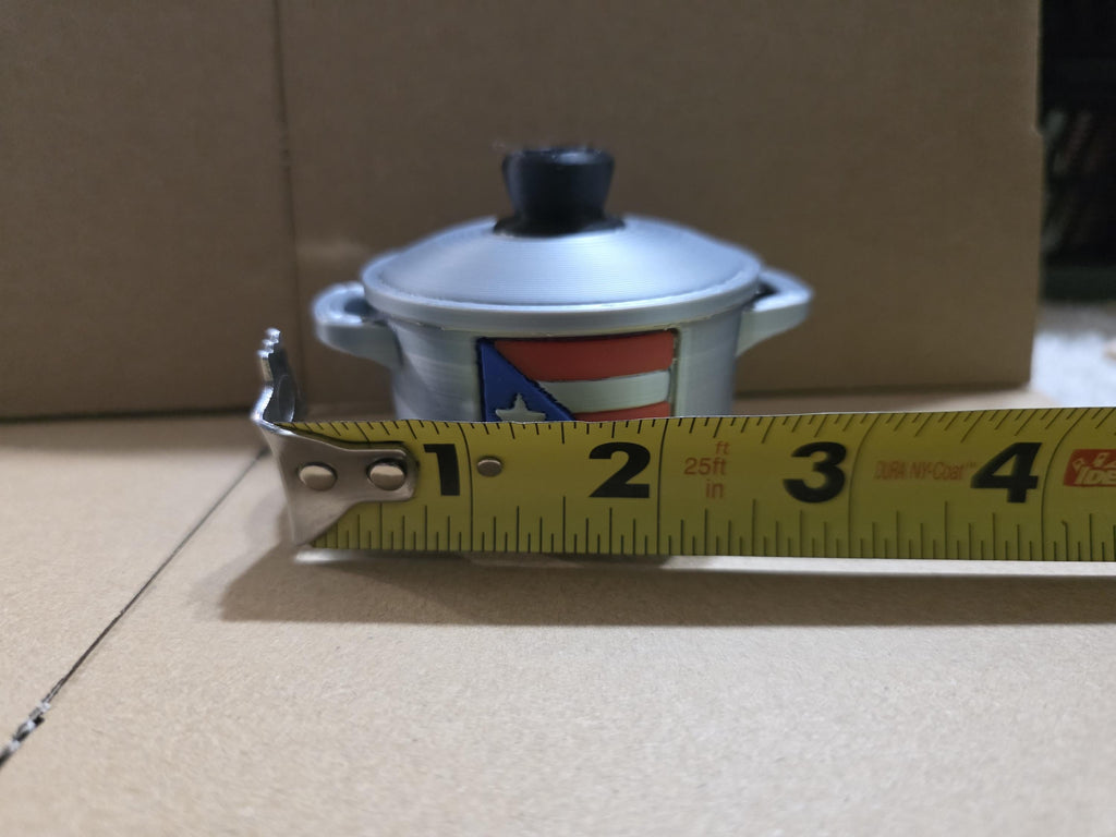Puerto Rico Caldero 3D Straw Toppers
