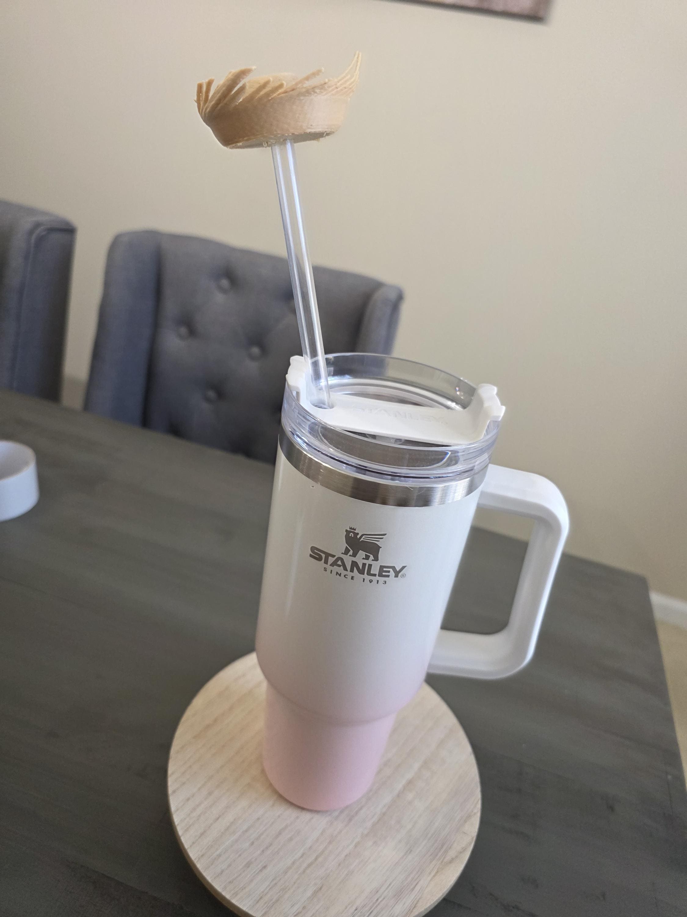 Puerto Rico Pava 3D Straw Topper