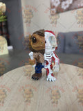 Coquí Werewolf Dissected Limited Edition Figurine | 3.5” Inch Resin 3D Printed Puerto Rican Frog Collectible | Halloween Horror Collectible