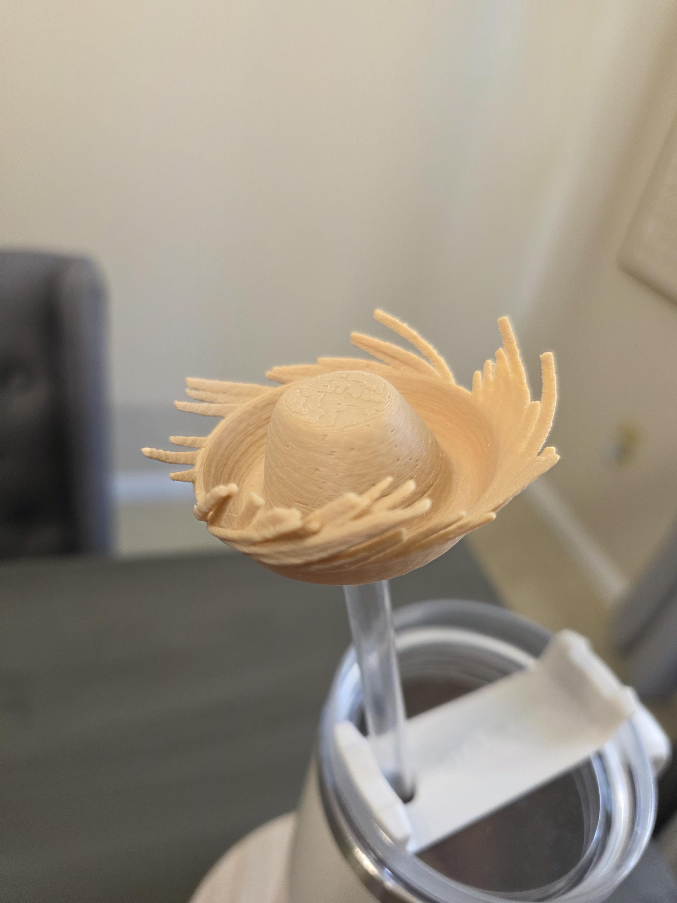 Puerto Rico Pava 3D Straw Topper