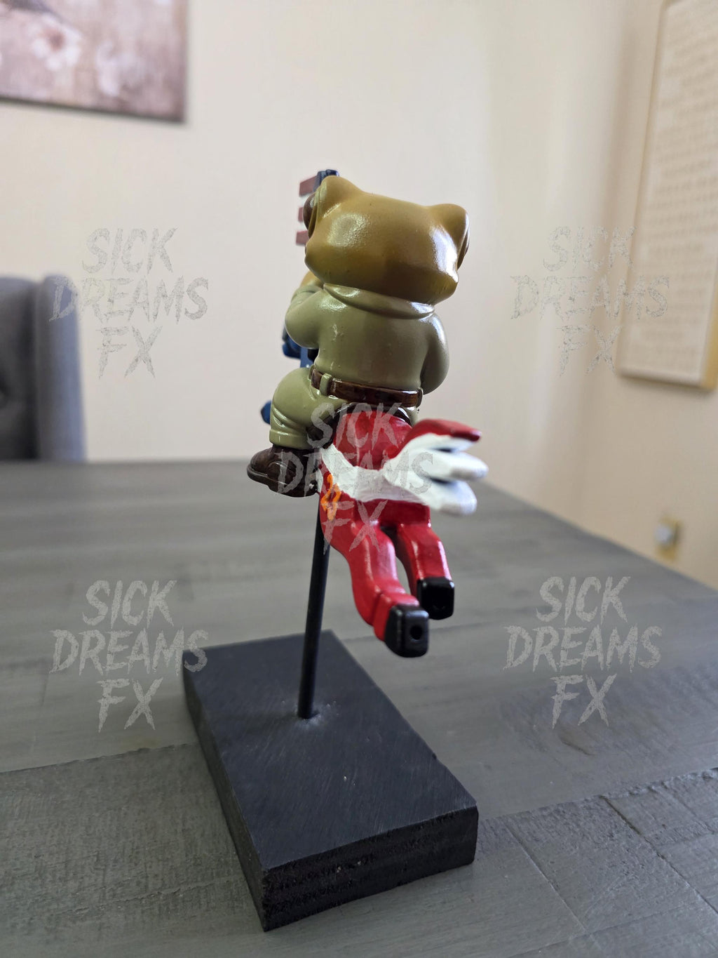 Coquí y Caballito de Pica | 7” Puerto Rican Resin Figure | 3D Printed Collectible | Boricua Folklore Art Piece