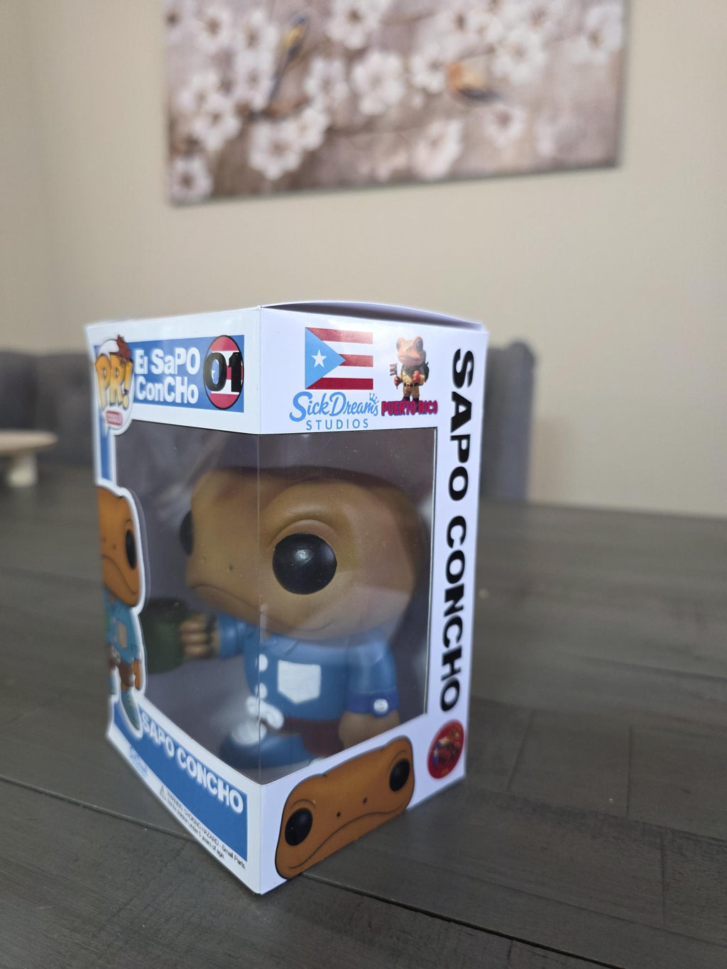 Sapo Concho La Residencia Puerto Rico Custom Funko POP! Collectible Figure | 4 Inch ABS Resin | Limited Edition Handmade Toy