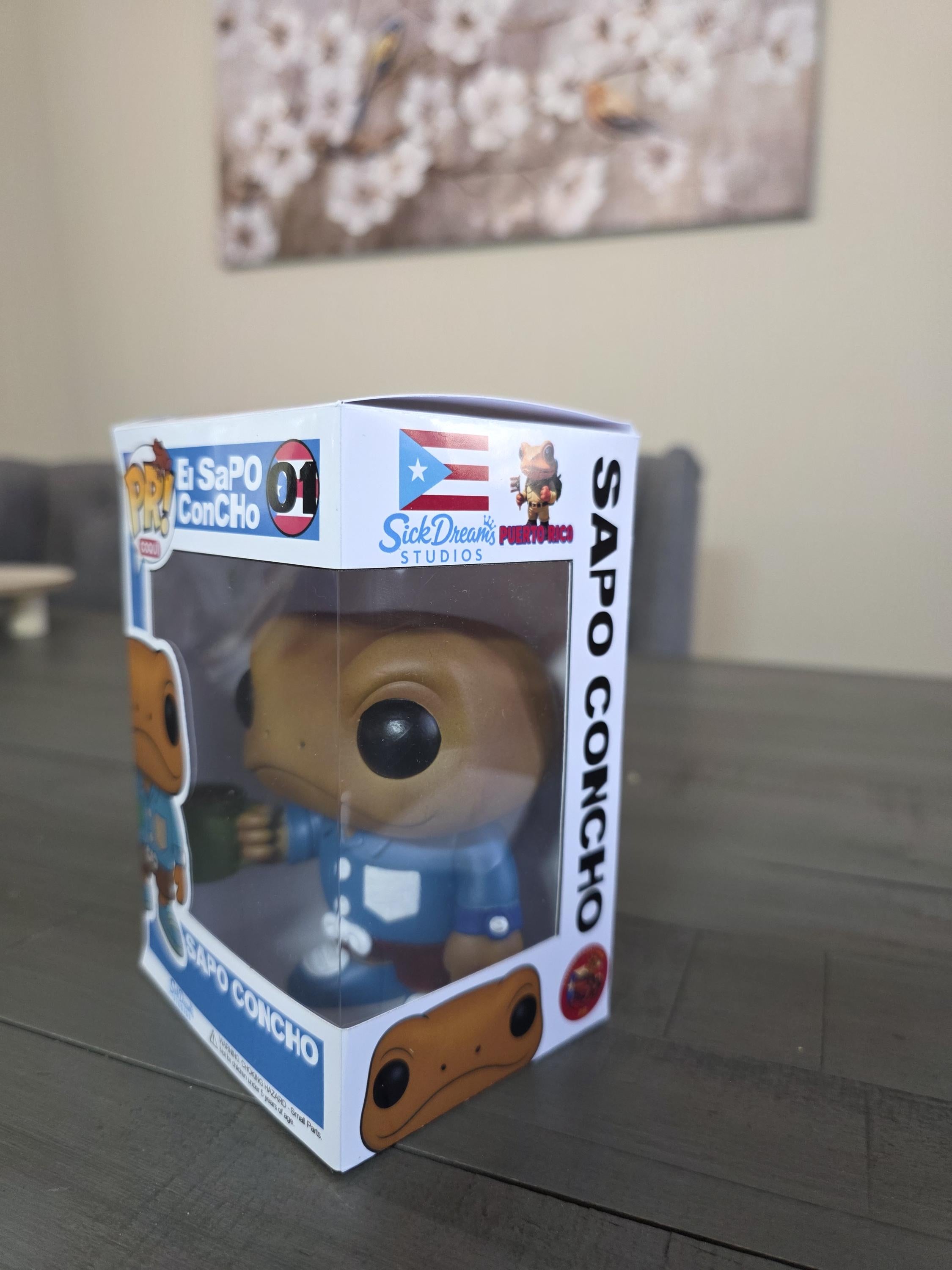 Sapo Concho La Residencia Puerto Rico Custom Funko POP! Collectible Figure | 4 Inch ABS Resin | Limited Edition Handmade Toy