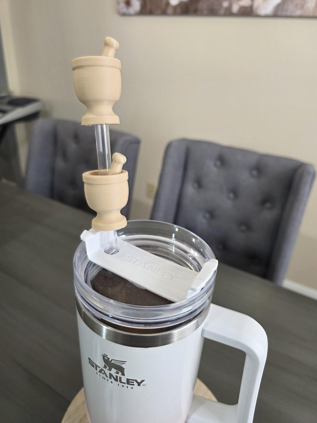 Puerto Rico Pilon 3D Straw Topper