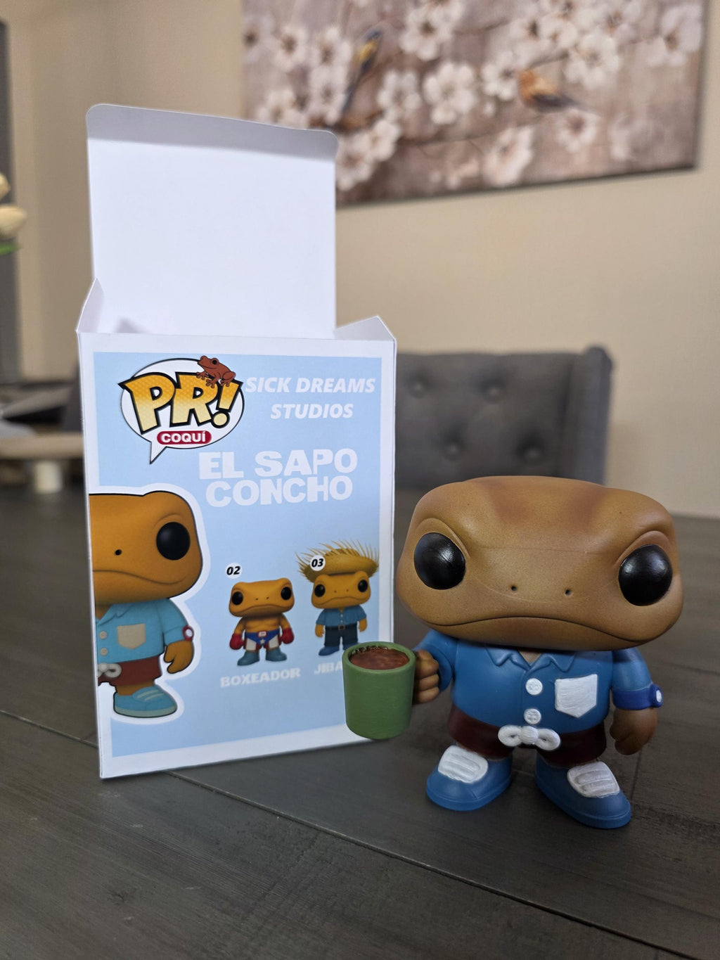 Sapo Concho La Residencia Puerto Rico Custom Funko POP! Collectible Figure | 4 Inch ABS Resin | Limited Edition Handmade Toy