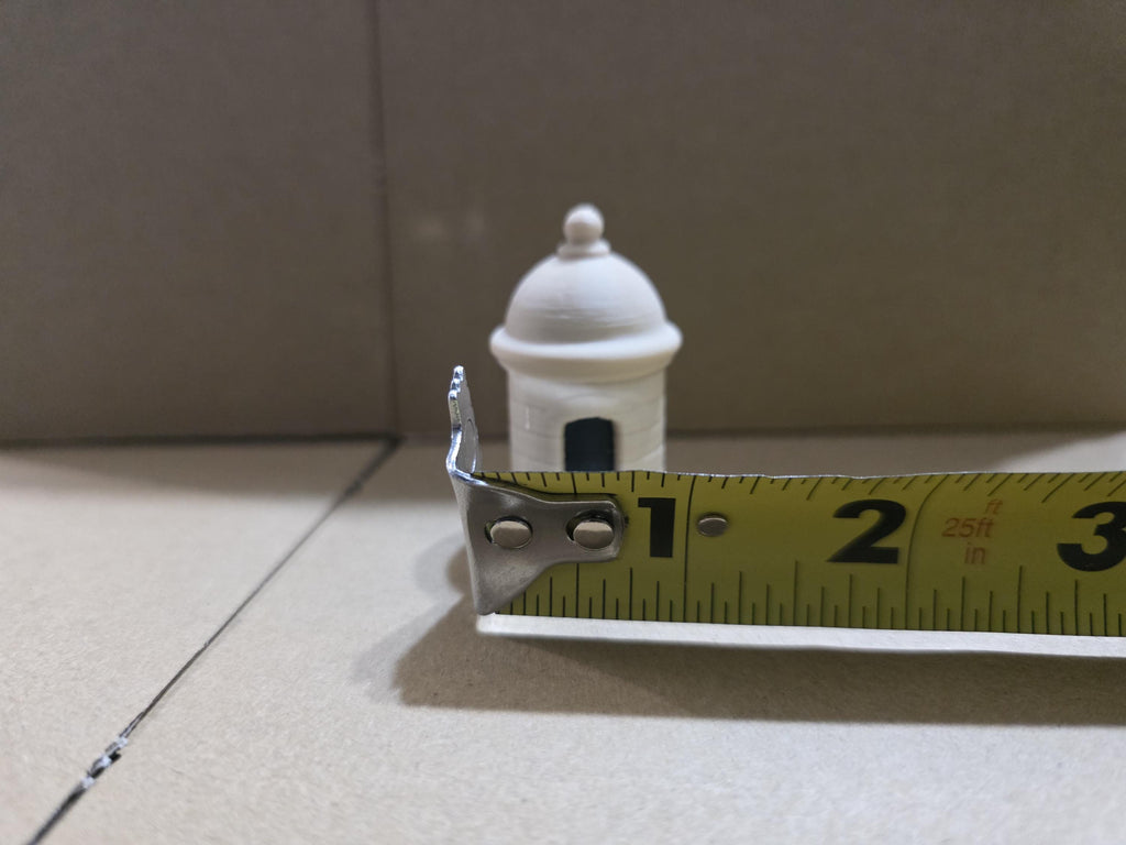 Puerto Rico Garita El Morro Straw 3D Topper