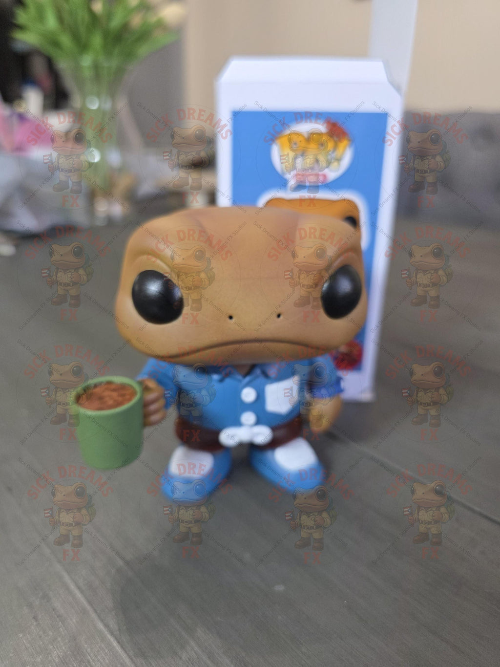 Sapo Concho La Residencia Puerto Rico Custom Funko POP! Collectible Figure | 4 Inch ABS Resin | Limited Edition Handmade Toy