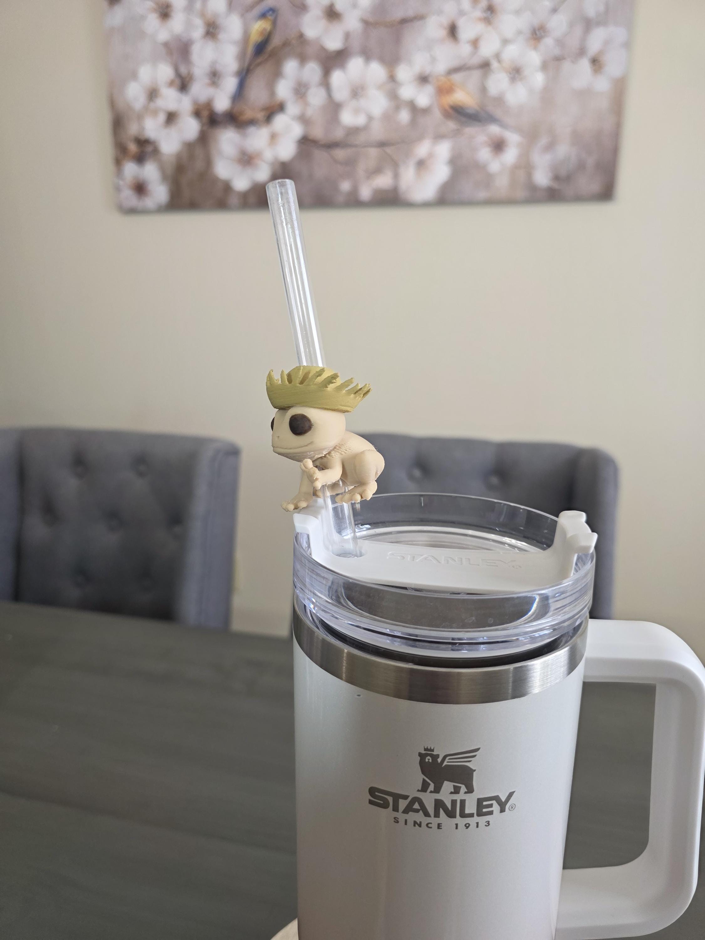 Puerto Rico Coquí with Pava 3D Straw Topper