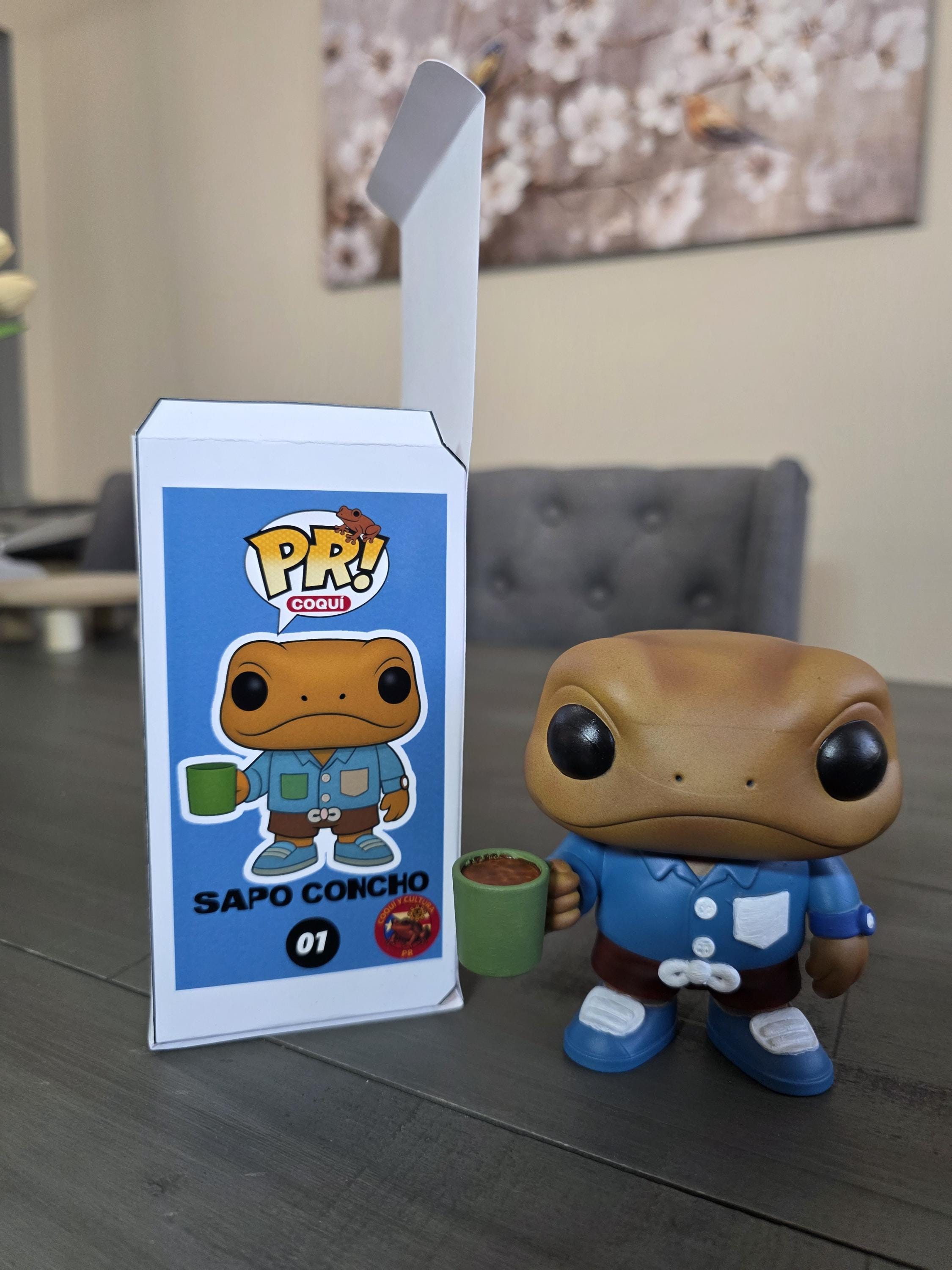 Sapo Concho La Residencia Puerto Rico Custom Funko POP! Collectible Figure | 4 Inch ABS Resin | Limited Edition Handmade Toy