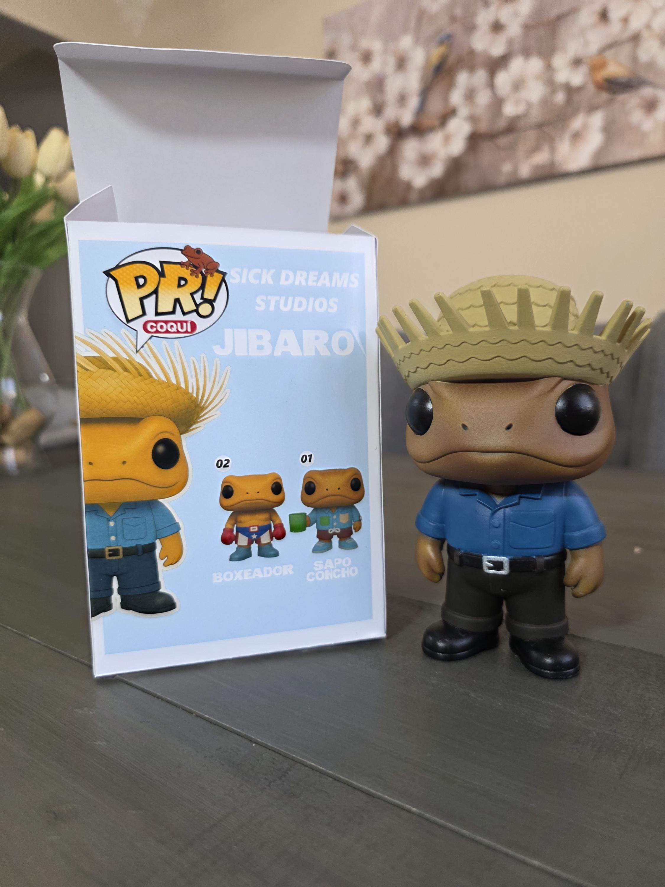 Sapo Concho Jibaro La Residencia Puerto Rico Custom Funko POP! Collectible Figure | 5 Inch ABS Resin | Limited Edition Handmade Toy