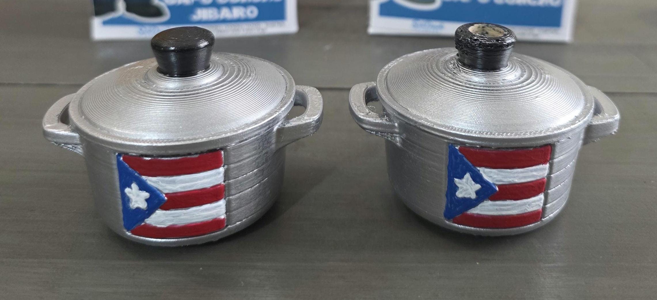 Puerto Rico Caldero 3D Straw Toppers