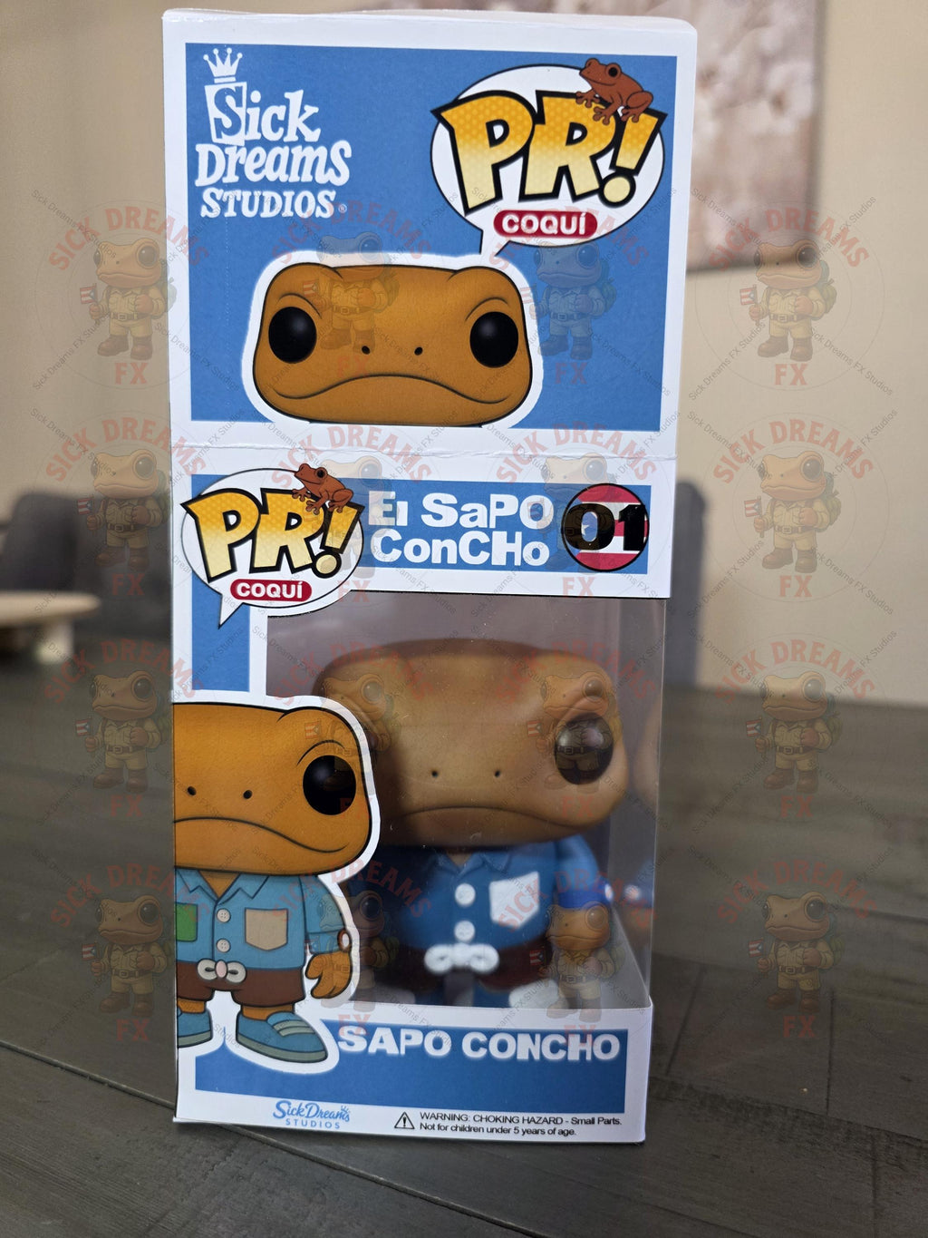 Sapo Concho La Residencia Puerto Rico Custom Funko POP! Collectible Figure | 4 Inch ABS Resin | Limited Edition Handmade Toy