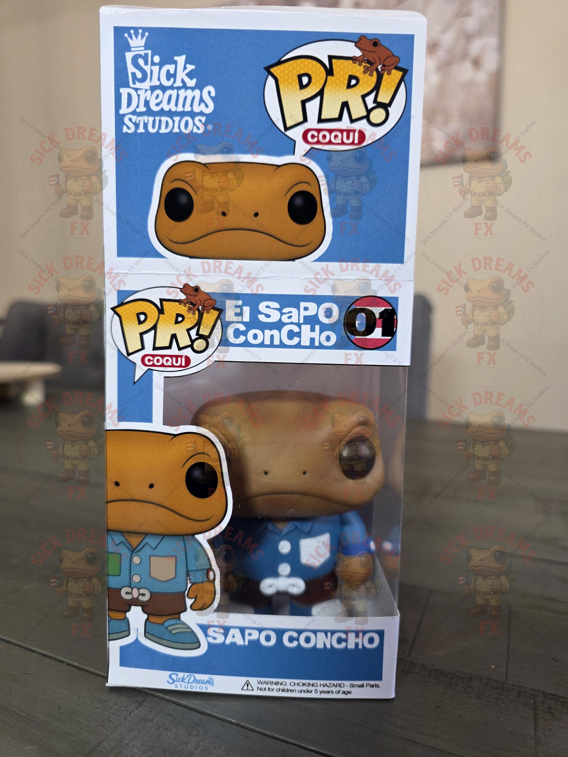 Sapo Concho La Residencia Puerto Rico Custom Funko POP! Collectible Figure | 4 Inch ABS Resin | Limited Edition Handmade Toy