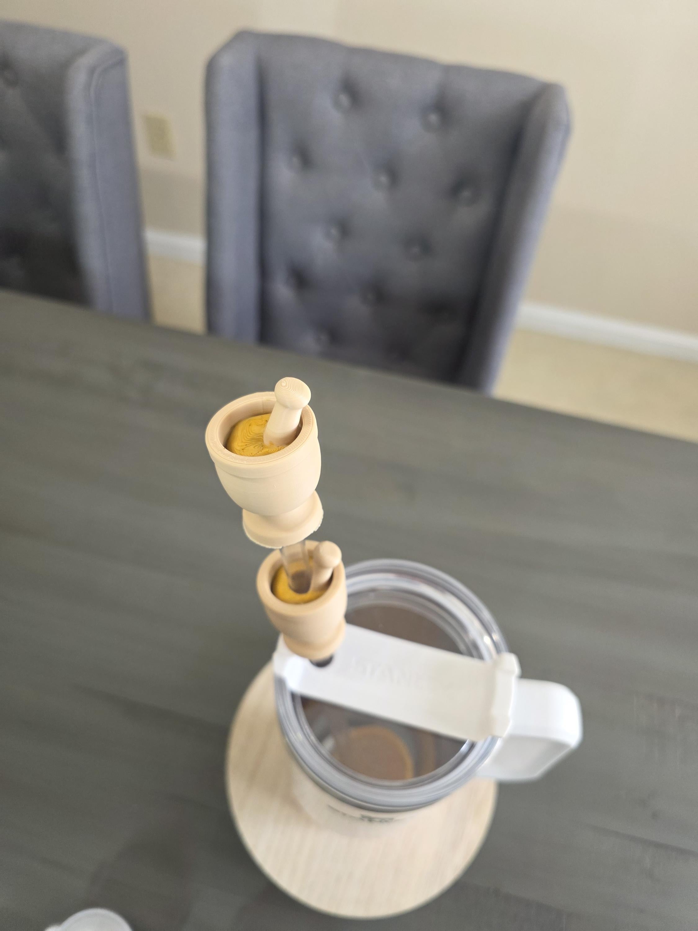 Puerto Rico Pilon 3D Straw Topper