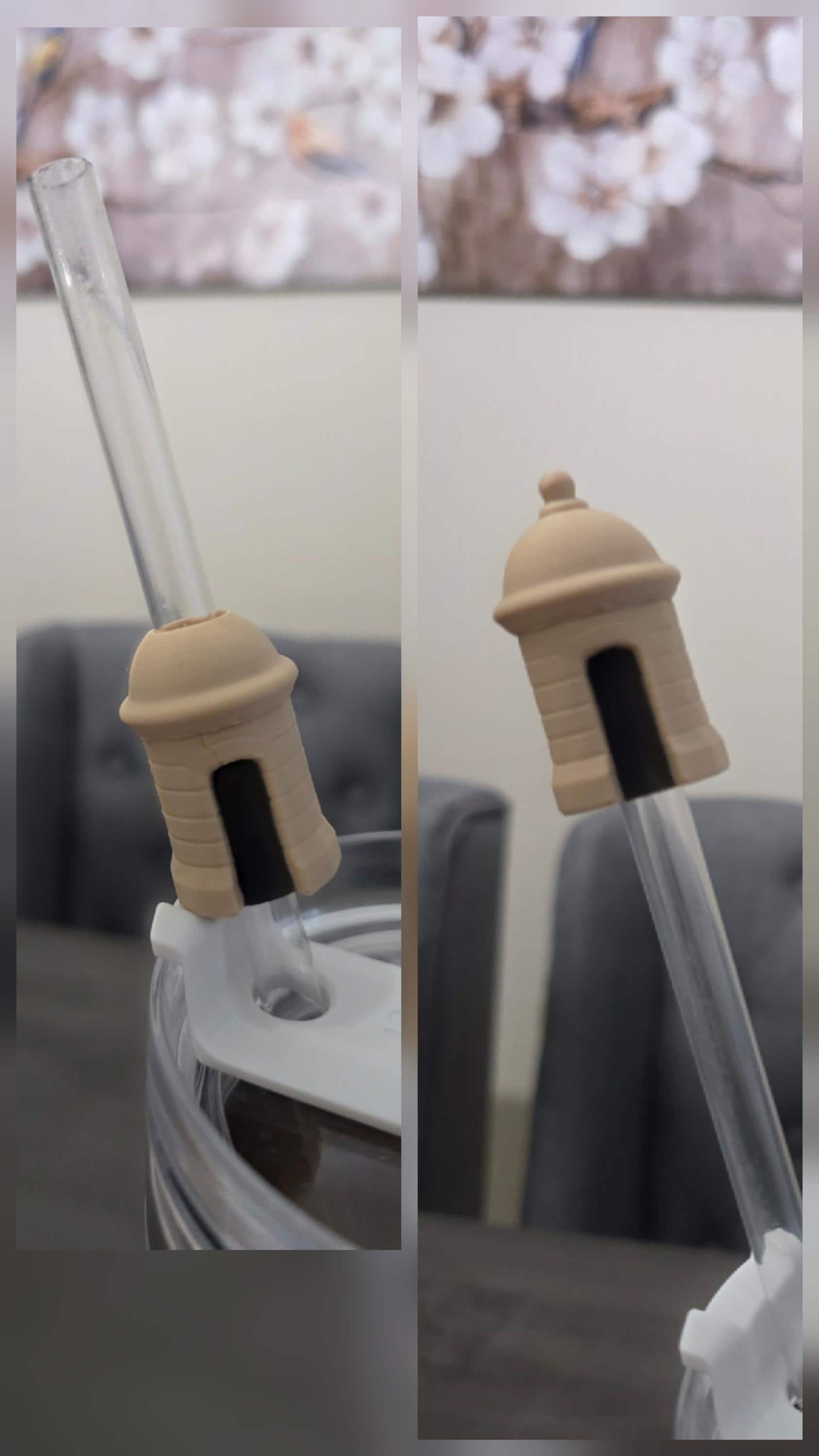 Puerto Rico Garita El Morro Straw 3D Topper