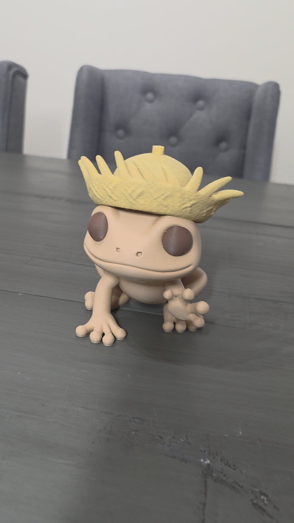 Puerto Rico Coquí with Pava 5" With Sound Desk Buddy | Coquí Home Decor Accessory | Boricua Pride Gift, Puerto Rican Office Accessory
