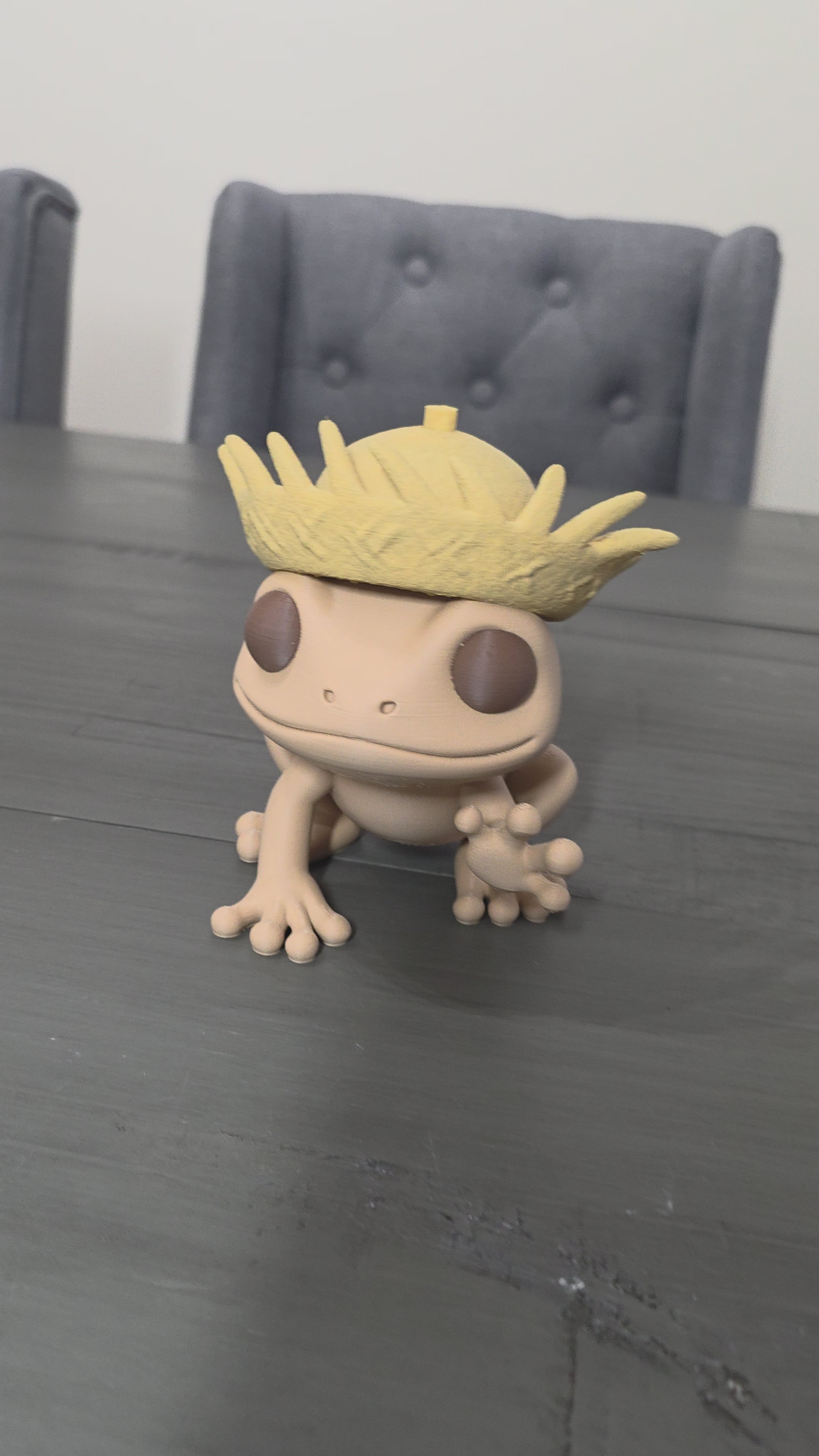 Puerto Rico Coquí with Pava 5" With Sound Desk Buddy | Coquí Home Decor Accessory | Boricua Pride Gift, Puerto Rican Office Accessory