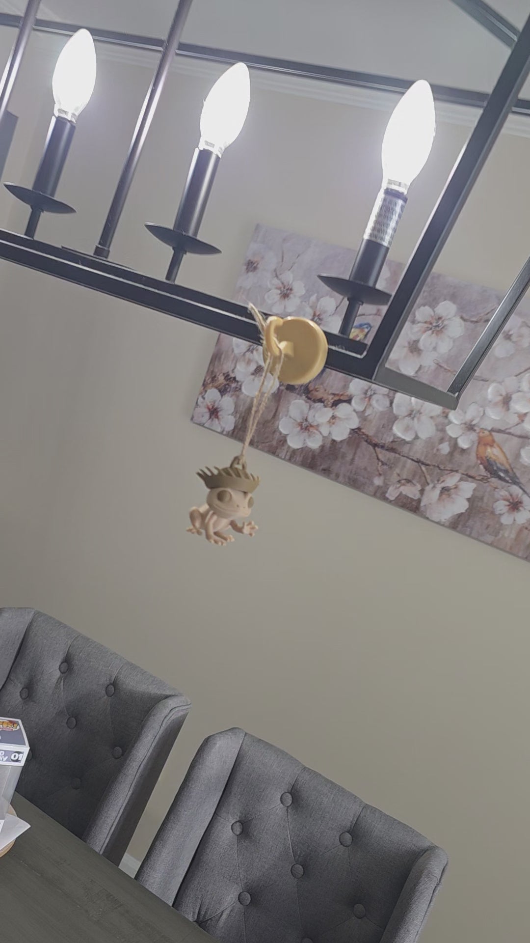 Puerto Rico Coquí with Brown Pava 3D Ornament